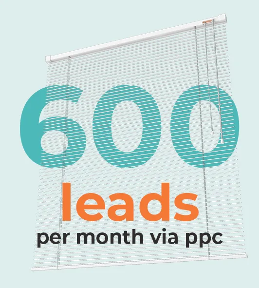 600 leads per month via ppc