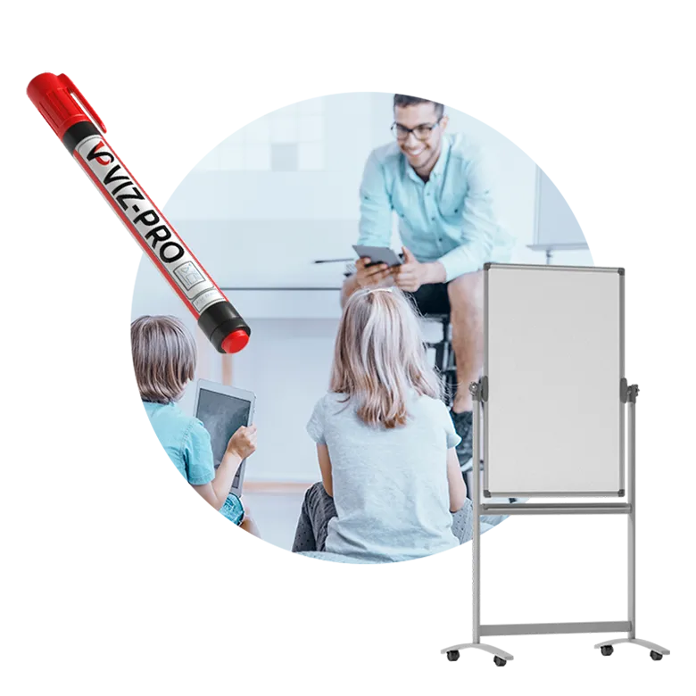 viz-pro whiteboard and pen